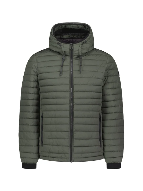Steppjacke - Kapuze M / Grün / Jacken