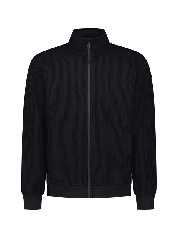 Sweatjacke - Baumwollmix XL / Schwarz / Jacken
