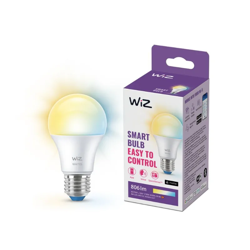 Lampara Led Inteligente Foco Wiz 8w Luz Fría Y Cálida