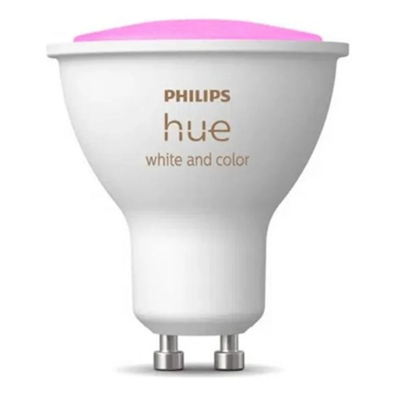 Lámpara Individual Gu10 Philips Hue Bluetooth Color Gen 5