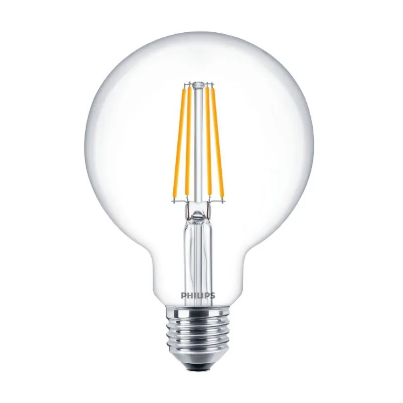 Foco LED G93 Vintage E27 7W Luz Cálida Philips