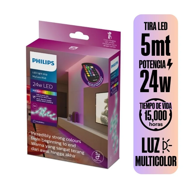 Tira Led Philips RGB 5m