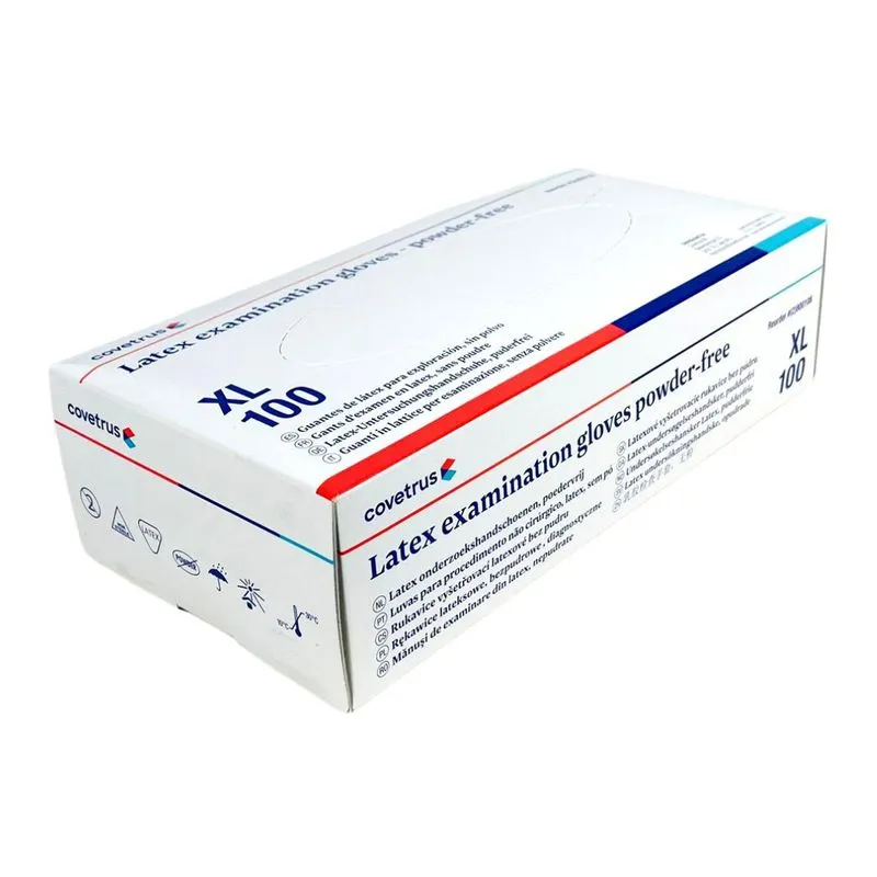 Luva Látex Descartável S/ Pó Gg Caixa 100 Unidades Importada