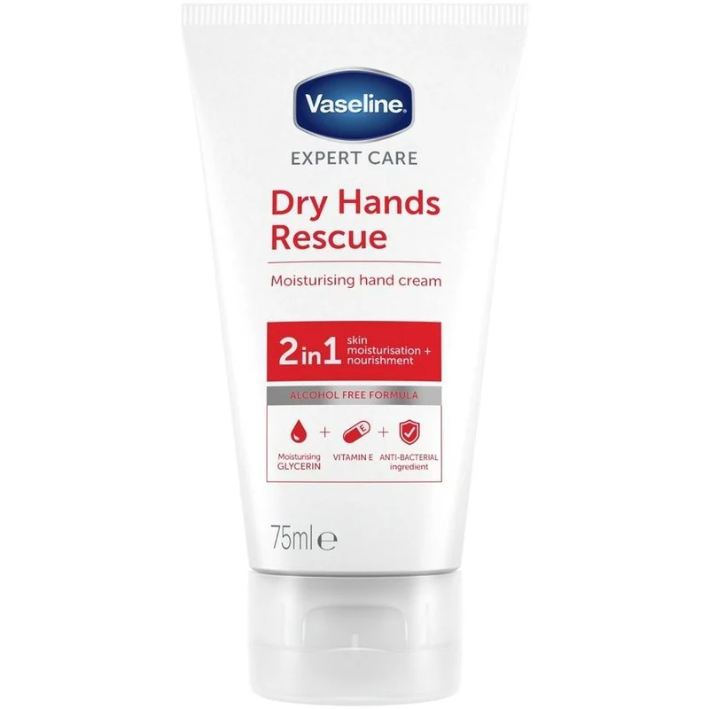 Vaseline Expert Care Dry Hands Rescue Moisturizing Handcreme 75 ml