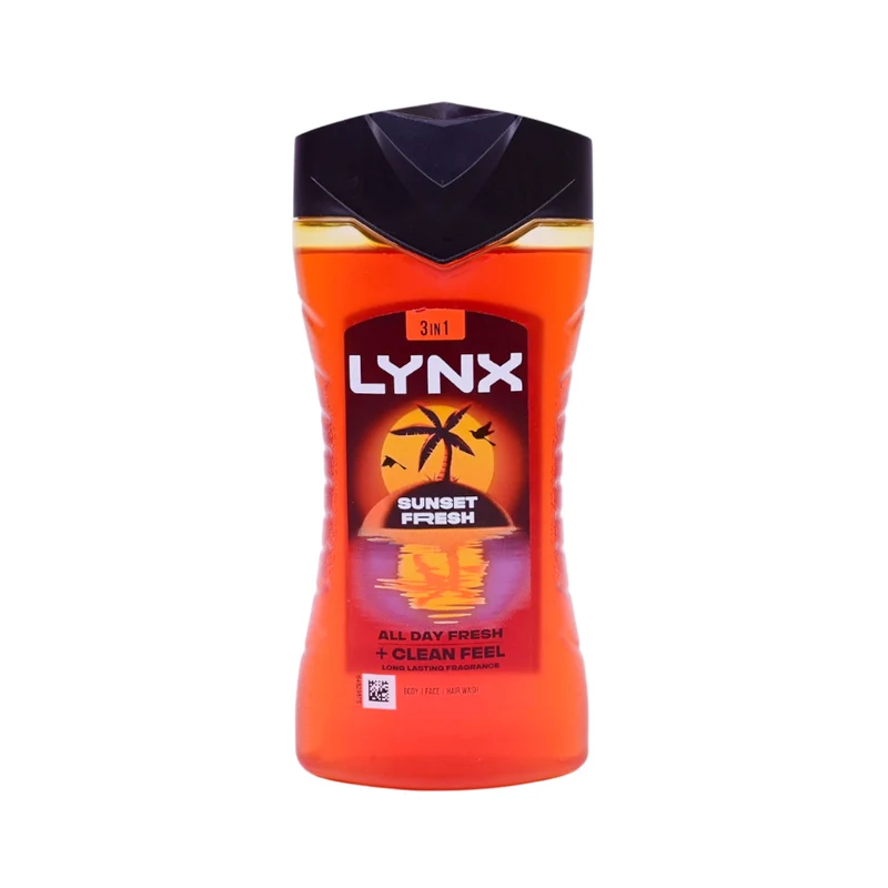 LYNX SHOWER GEL SUNSET FRESH 225ML