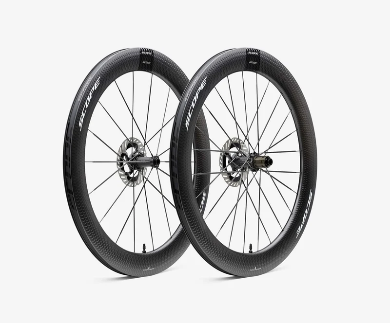 Coppia di ruote SCOPE Artech 6A All-Road Tubeless Ready (Centerlock) bianche SRAM XDR