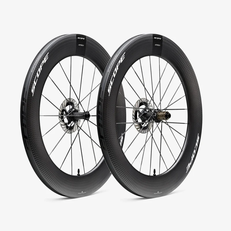 Paire de Roues SCOPE Artech 8.T Tubeless Ready (Centerlock) Blanc SRAM XDR