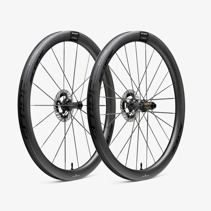 Coppia di ruote SCOPE Artech 4.G Tubeless Ready (Centerlock) nera SRAM XDR