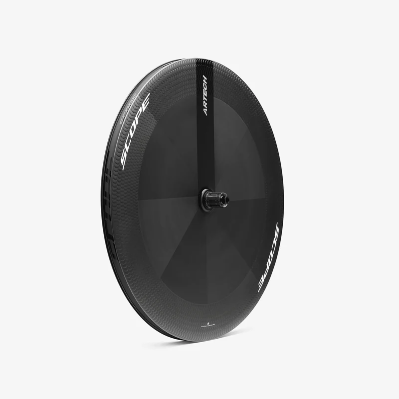 Ruota posteriore lenticolare SCOPE Artech Tubeless Ready (Centerlock) bianca Campagnolo