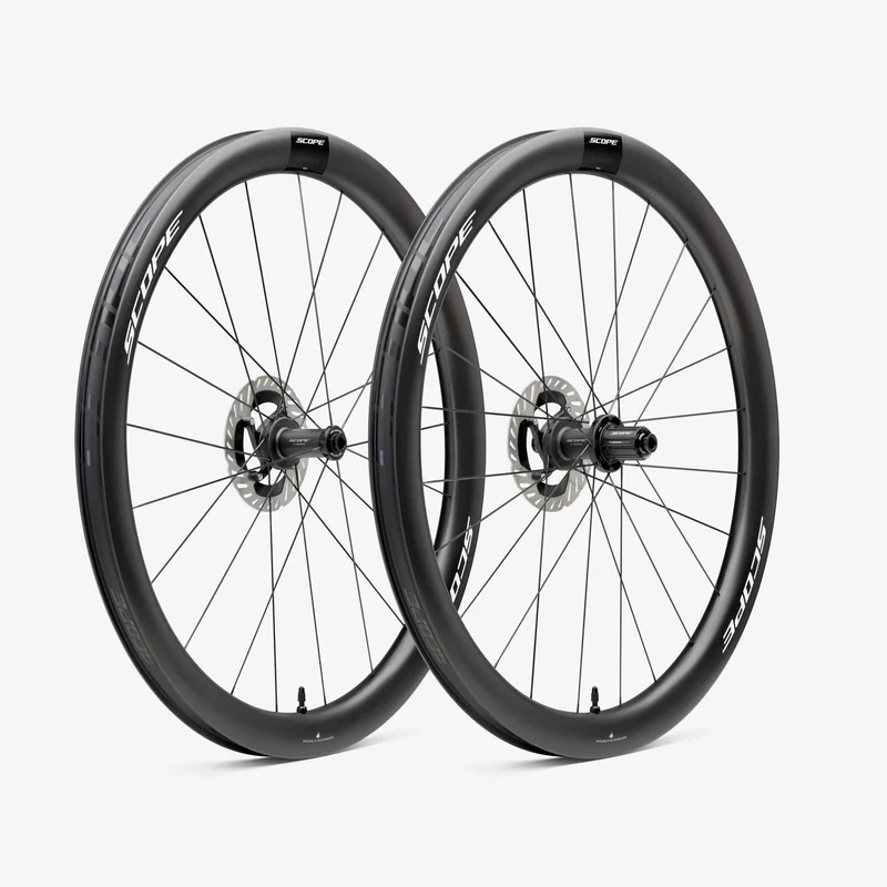 Coppia di Ruote SCOPE R4.G Tubeless Ready (Centerlock) Bianca Micro Spline