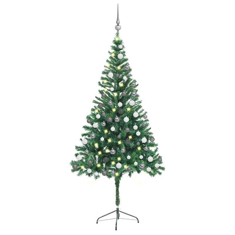 Kunstkerstboom 180 cm met verlichting en kerstballen