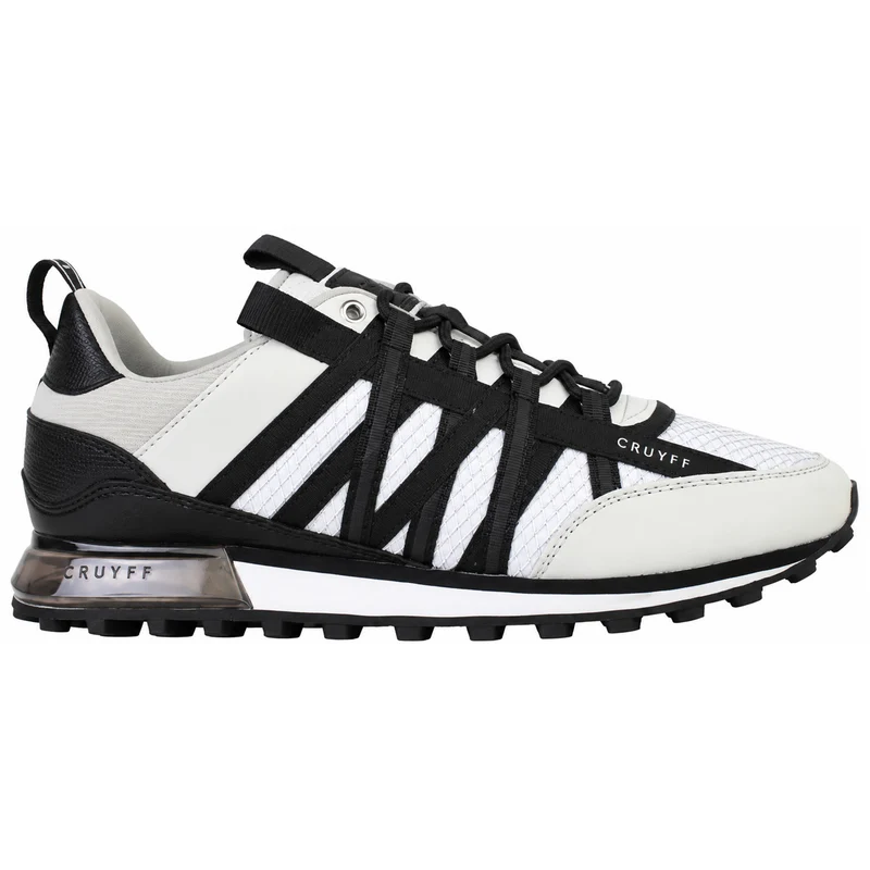 Cruyff Fearia Mens White/Black Trainers 8