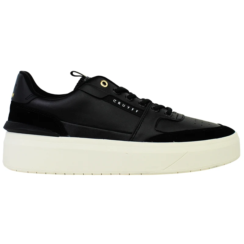 Cruyff Endorsed Tennis Mens Black Trainers 10