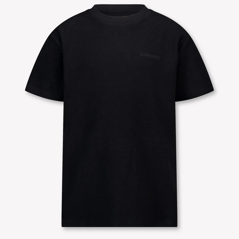 Airforce Milo Kinder Jongens T-Shirt In Zwart 4 Jaar