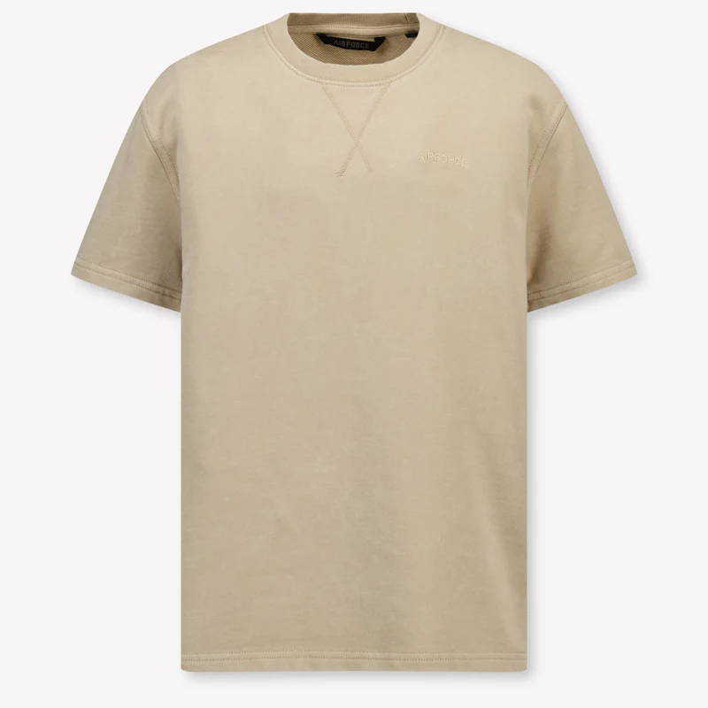 Airforce Kinder Jongens T-Shirt In Beige 14 Jaar