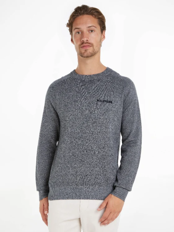 Tommy Hilfiger - Speckled Mouline Sweater Grey / XS