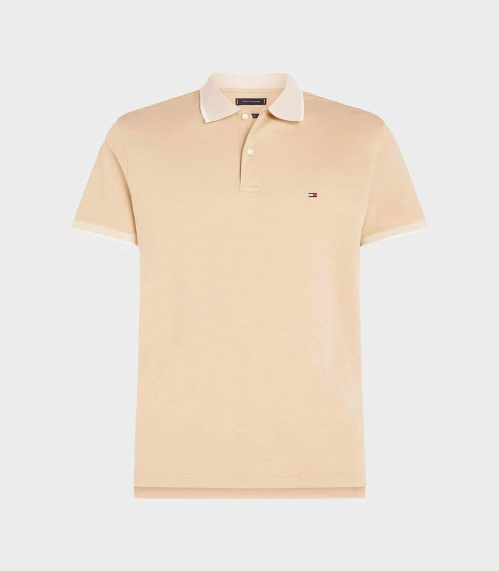 Tommy Hilfiger - Two Tone Tipped Regular Fit Polo Classic Khaki / L