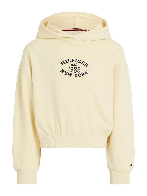 Tommy Hilfiger - Girls - Monotype Sweatshirt Relaxed Fit Light Yellow / 14
