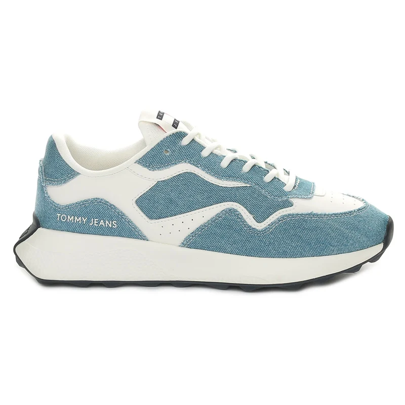 Sneakers Donna Tommy Jeans Tjw Retro Runner Denim Azzurro 37