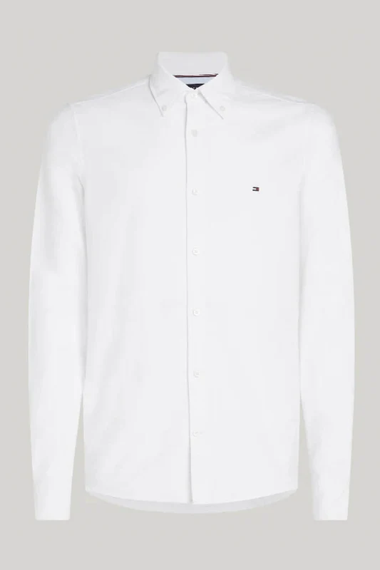 Tommy Hilfiger - Oxford Dobby Shirt Optical White / XXL