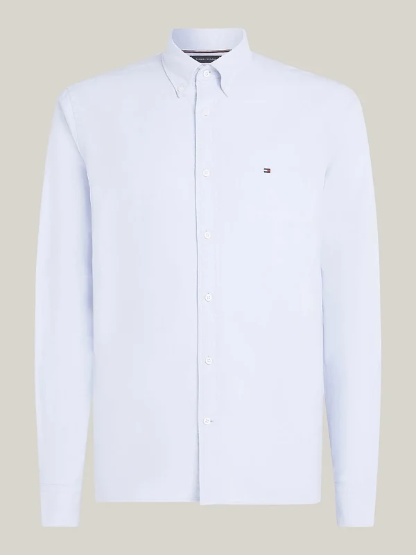 Tommy Hilfiger - Men's Heritage Regular Fit Oxford Shirt Light Blue / xxxl