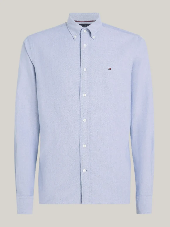 Tommy Hilfiger - Men's Heritage Regular Fit Oxford Shirt Blue / XS