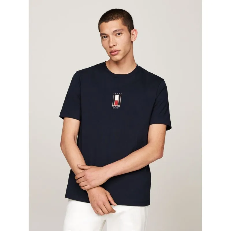 Camiseta th vertical flag bordado