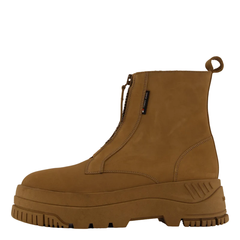 Tjw Zip Up Flatform Nubuck Bo Light Sepia Brown EU 42