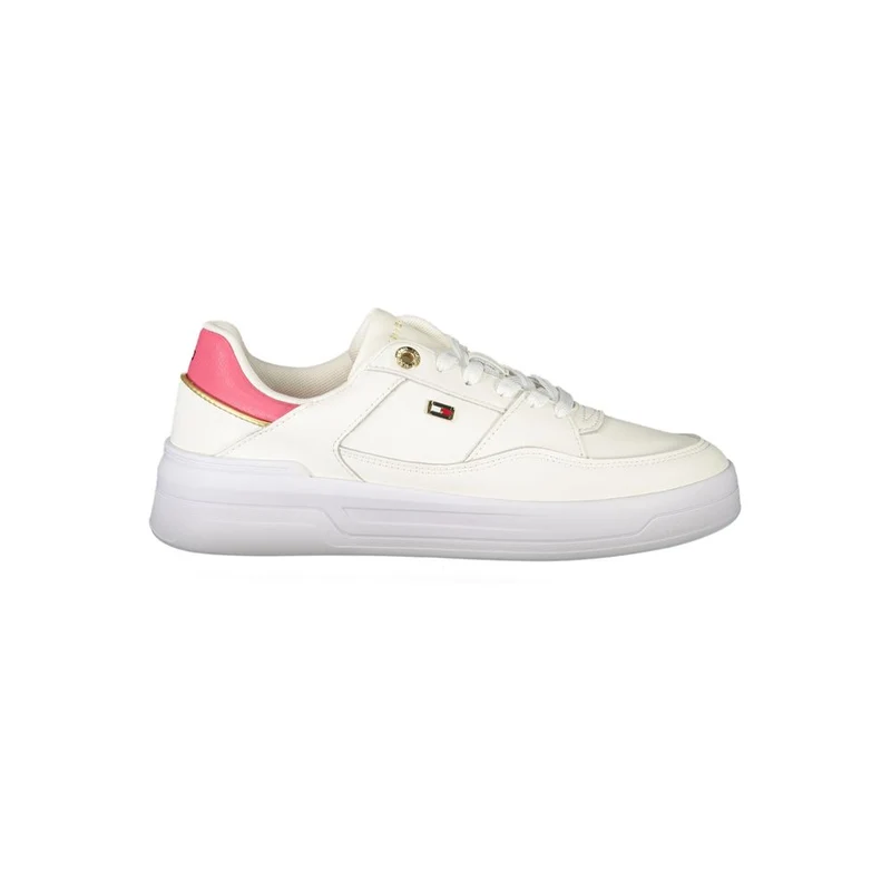 Tommy Hilfiger Bianco Polyurethane Women Sneaker EU39/US9