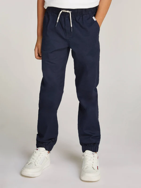 Tommy Hilfiger - Boys Monotype Drawstring Jogger Pants Desert Sky / 10