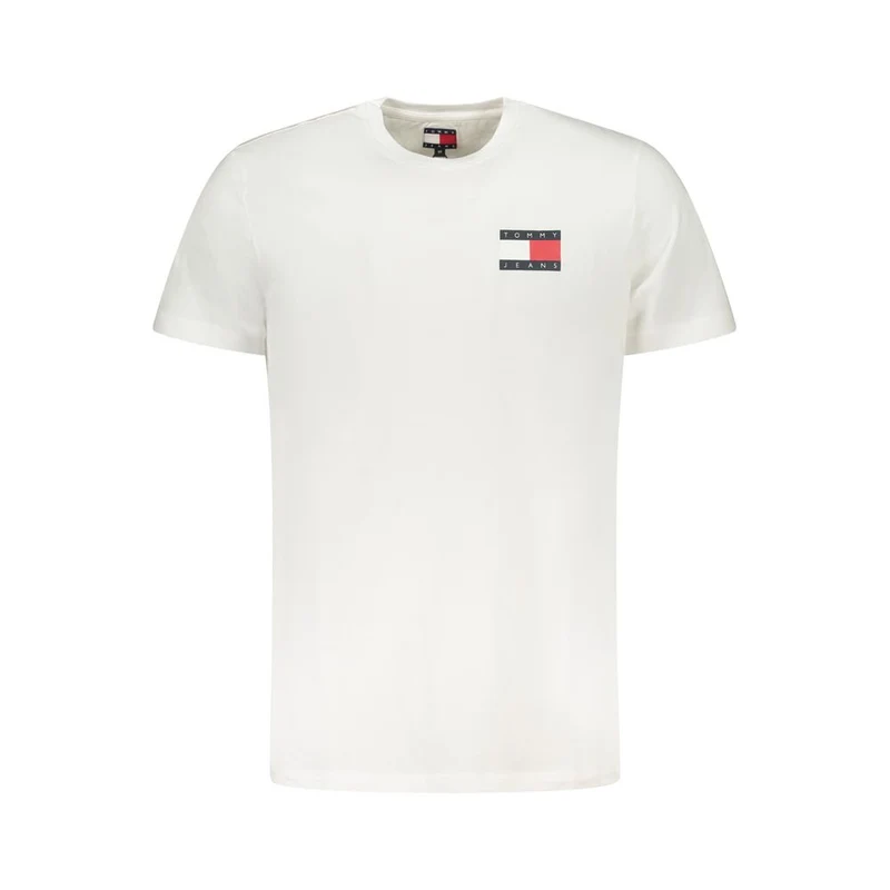 Tommy Hilfiger White Cotton Men's T-Shirt XL