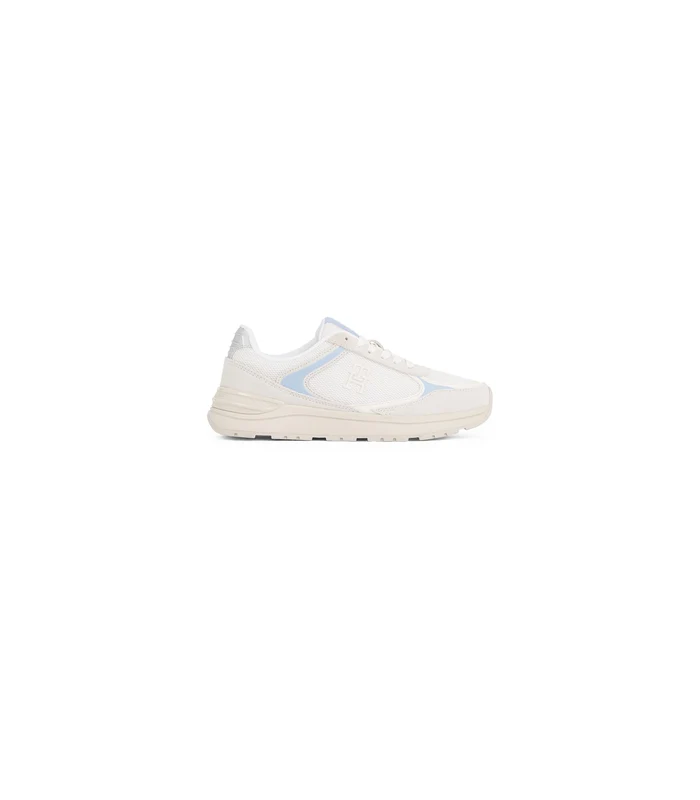 Tommy Hilfiger - Women's Casual Sneakers Fashion Runner Mix Cream / 40