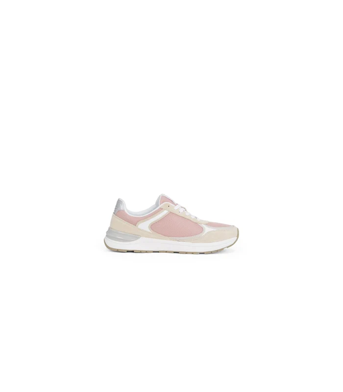 Tommy Hilfiger - Women's Casual Sneakers Fashion Runner Mix Beige/Pink / 36