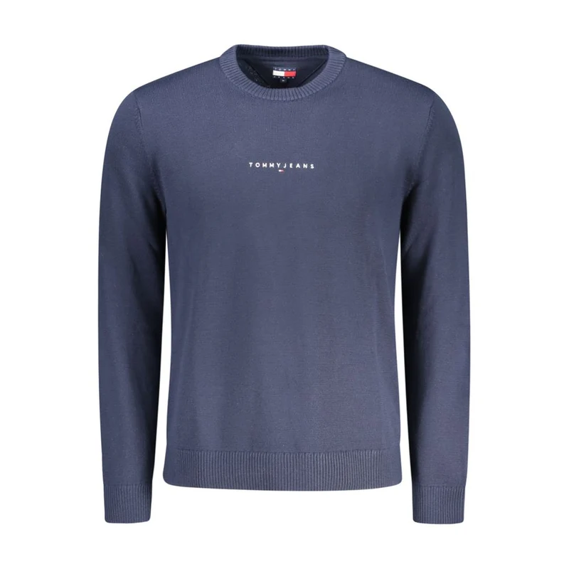 Tommy Hilfiger Blue Polyester Men's Sweater L