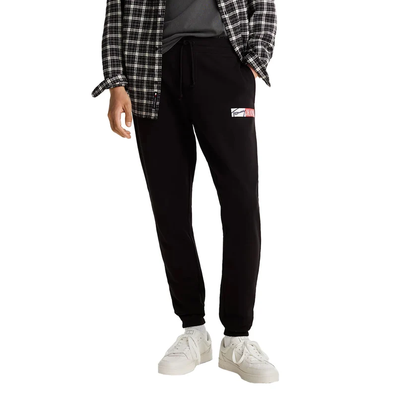 Pantalone Jogger Uomo Tommy Jeans Slim Logo Nero XL