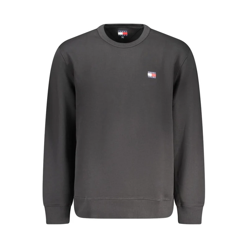 Tommy Hilfiger Black Cotton Mens Sweatshirt S
