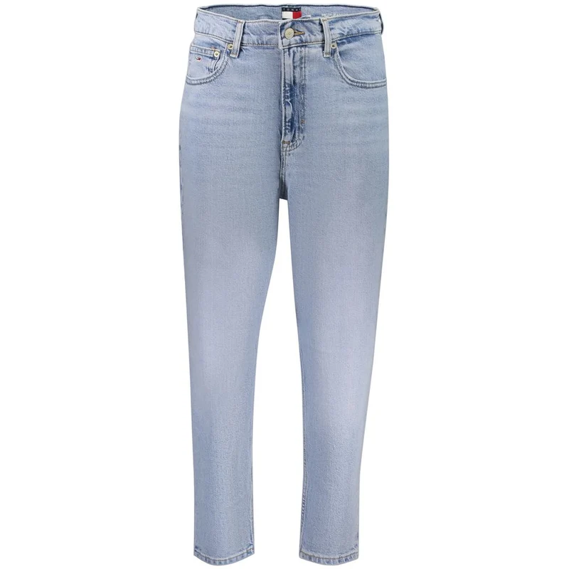 Tommy Hilfiger Azzurro Cotton Women's High-Waisted Jean W27 | L32