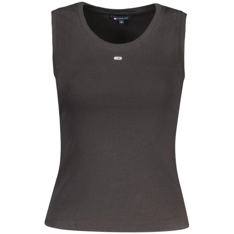 Tommy Hilfiger Black Cotton Women Tank Top L