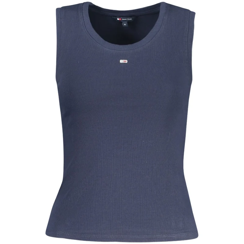 Tommy Hilfiger Blue Cotton Women's Tank Top L