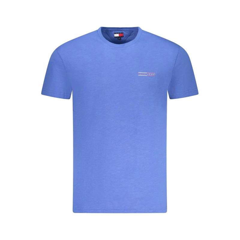 Tommy Hilfiger Blue Cotton Men T-Shirt S