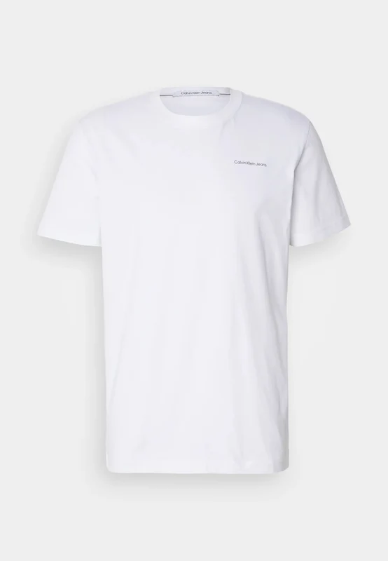 Calvin Klein Jeans - Men's Print Crew Neck T-Shirt White / XXL