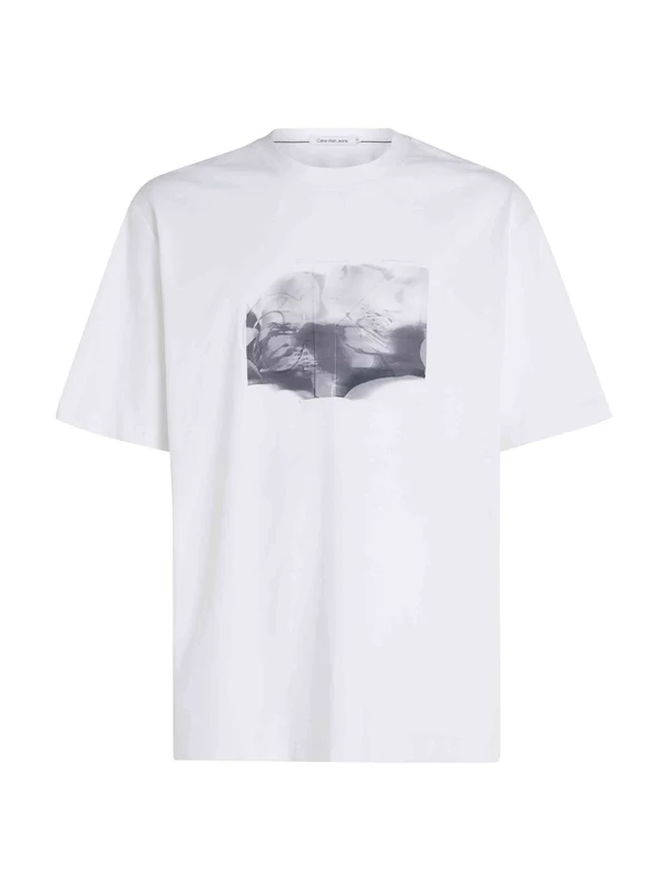 Calvin Klein Jeans - Men's Embossed Euphoric Floral T-Shirt White / XL