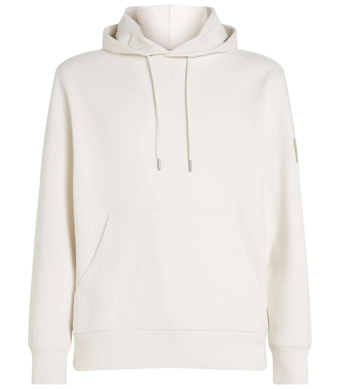 Calvin Klein Jeans - Men's Badge Hoodie Off White / XXL