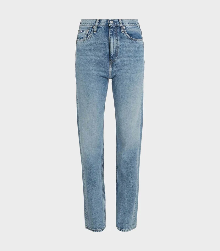 Calvin Klein Jeans - High Rise Straight Jeans Medium Denim / 30