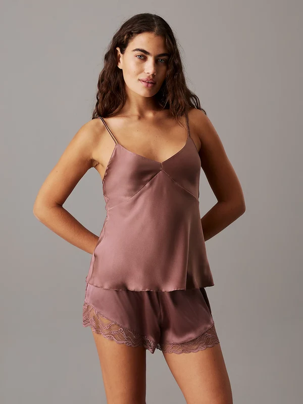 Calvin Klein CK INSTINCT SLEEP Womens Cami Vintage Pink Large