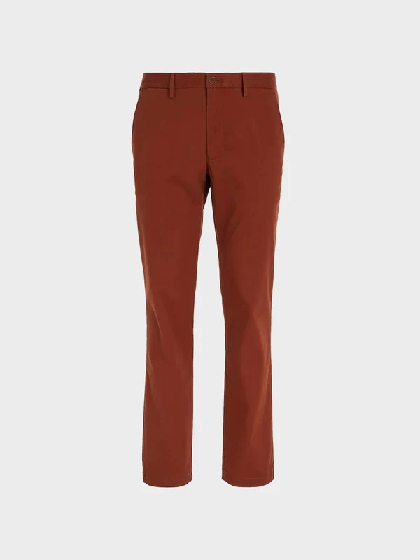 Tommy Hilfiger - Men's 1985 Collection Denton Fitted Chinos Brown / 36