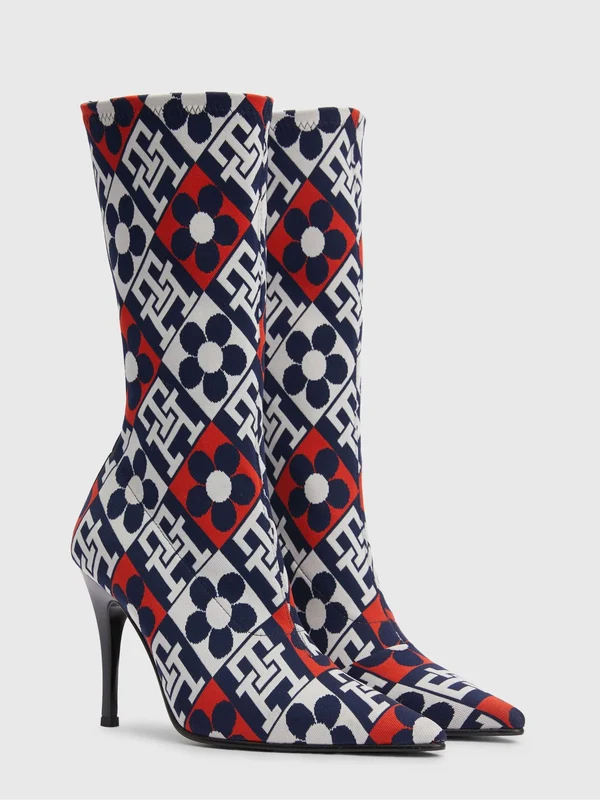 Tommy Hilfiger - Women's Th X Richard Quinn Sock Boots Desert Sky / 37