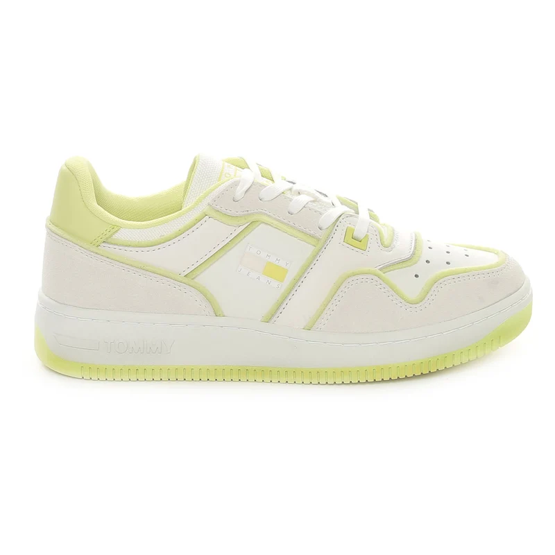 Tommy Jeans Decon Basket Low Cut Donna Bianco 36