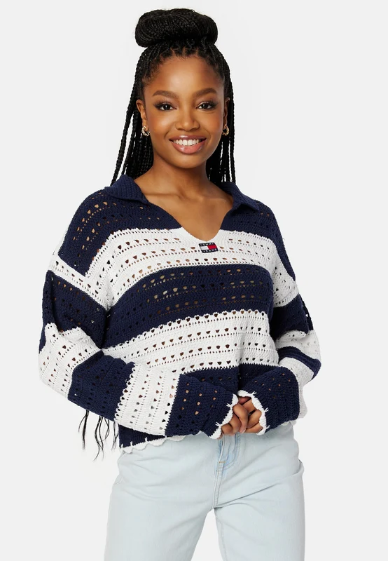 Summer Crochet Sweater L