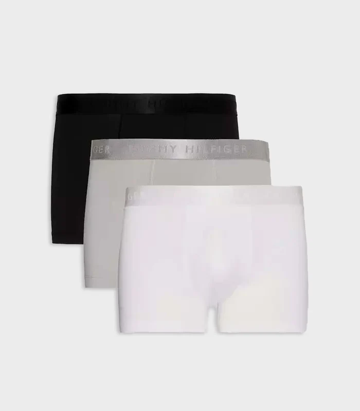 Tommy Hilfiger - Men's 3-Pack Everyday Luxe Tonal Logo Trunks Multi Color / XXL